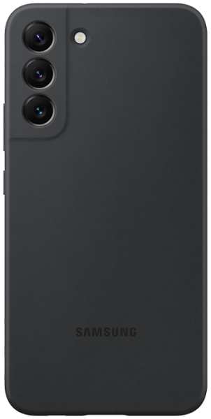 Чехол-крышка Samsung EF-PS906TBEGRU для Galaxy S22+, силикон, черный 92818349