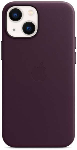 Чехол-крышка Apple MagSafe для iPhone 13 mini, кожа, темная вишня (MM0G3) 92818628