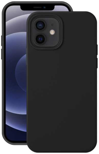 Чехол-крышка Deppa MagSafe для iPhone 12 / 12 Pro, поликарбонат, черный 92820208