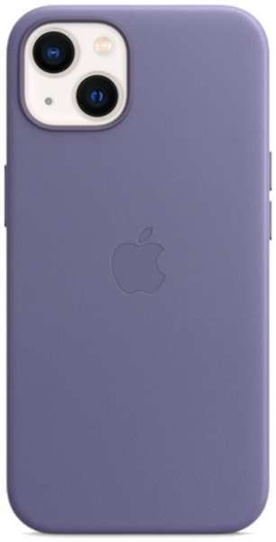 Чехол-крышка Apple MagSafe для iPhone 13, кожа, сиреневая глициния (MM163)