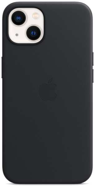 Чехол-крышка Apple MagSafe для iPhone 13, кожа, тёмная ночь (MM183) 92829619