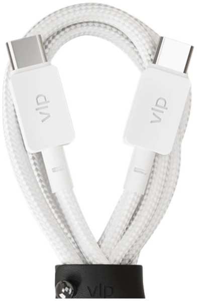 Кабель VLP USBC/C 100W нейлоновый 2м белый 92832541