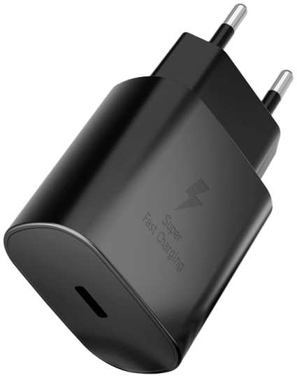 Зарядное устройство сетевое VLP Fast Wall Charger USB/С 25W черное 92832585
