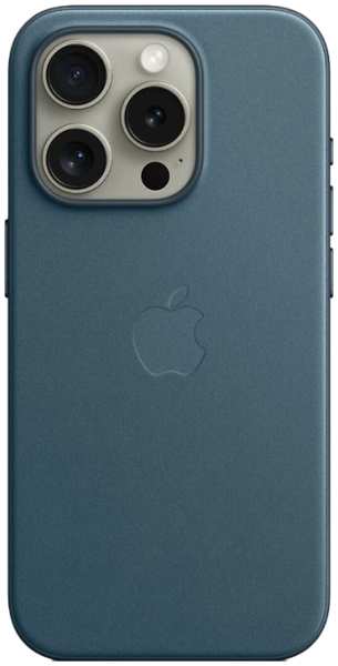 Чехол-крышка Apple Case with MagSafe для Apple iPhone 15 Pro, Pacific Blue, синий (MT4Q3) 92836078