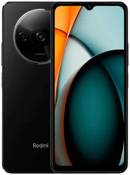 Смартфон Xiaomi Redmi A3 3/64GB Midnight Black RU 92836111