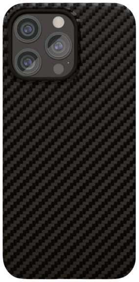 Чехол-крышка VLP Kevlar Case with MagSafe для iPhone 15 Pro Max (1058004), кевлар, черный 92836520