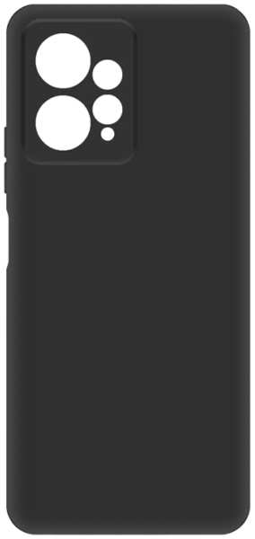Чехол-крышка Krutoff для Xiaomi Redmi 12, термополиуретан, черный 92836659