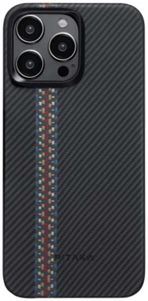 Чехол-крышка Pitaka для iPhone 15 Pro (FR1501P), кевлар, рапсодия 92836858