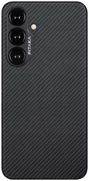 Чехол-крышка Pitaka для Samsung S24+, кевлар, черный 92836895