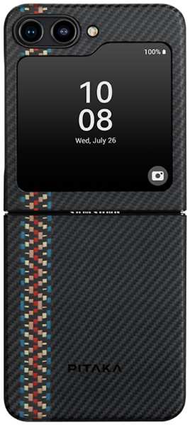 Чехол-крышка Pitaka для Samsung Z Flip5, рапсодия (FRFLIP5), кевлар 92838175