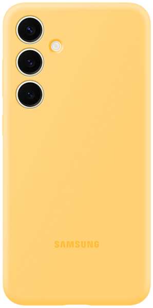 Чехол-крышка Samsung Silicone Case для Galaxy S24+, силикон, желтый (EF-PS926TYEGRU) 92838519