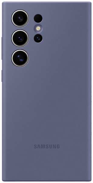 Чехол-крышка Samsung Silicone Case для Galaxy S24 Ultra, силикон, фиолетовый (EF-PS928TVEGRU) 92838562