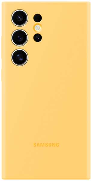 Чехол-крышка Samsung Silicone Case для Galaxy S24 Ultra, силикон, желтый (EF-PS928TYEGRU) 92838568