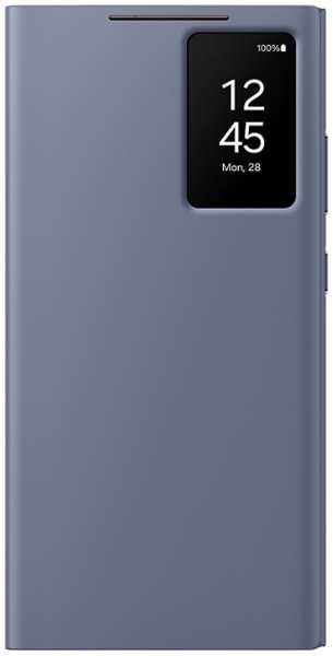 Чехол-книжка Samsung Smart View Wallet Case для Galaxy S24 Ultra, полиуретан, фиолетовый (EF-ZS928CVEGRU) 92838571