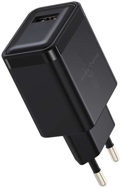 Зарядное устройство сетевое Stellarway USB-A 2,4A, черный 92838608