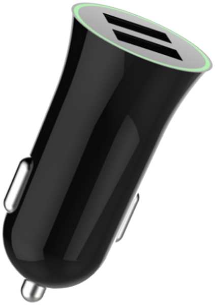 Зарядное устройство автомобильное Stellarway USB-A/A 2,1A , черное 92838627