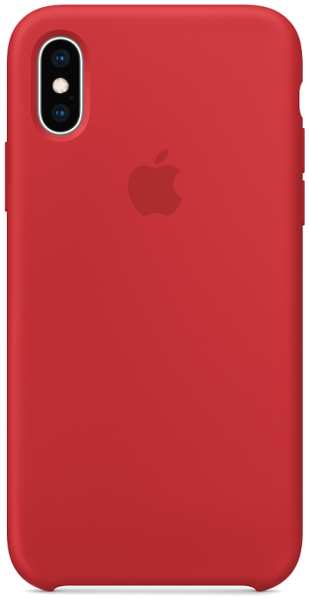 Чехол-крышка Apple для iPhone XS, силикон, красный (MRWC2) 92840210