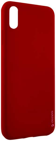 Чехол-крышка Deppa Gel Color Case для iPhone XS Max, полиуретан, красный 92840936