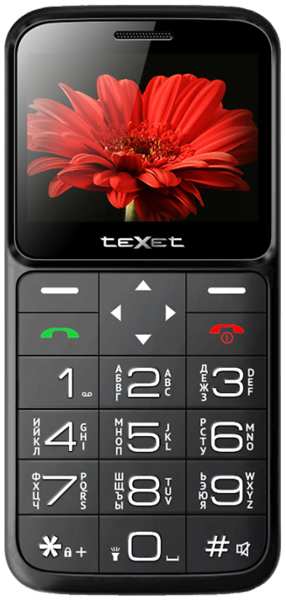 Телефон Texet TM-B226 Черно-красный 92841622