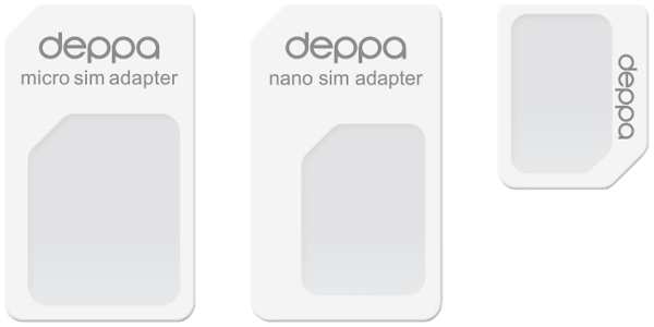 Адаптер Deppa Nano & Micro SIM 3 в 1 92843492