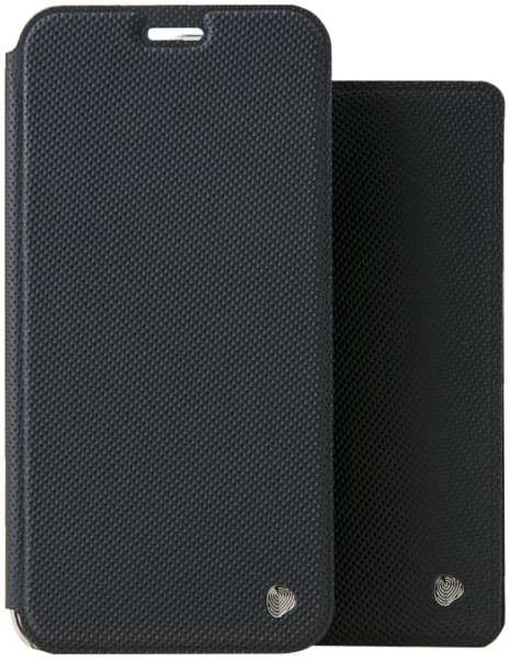 Чехол-книжка + обложка на паспорт FashionTouch для Honor 7C/7A Pro, полиуретан, черный 92845800