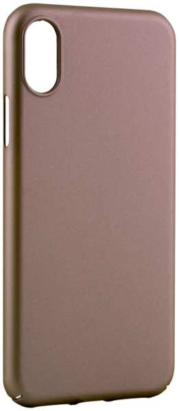 Чехол-крышка Deppa Air Case для iPhone X, пластик, золотистый 92848230