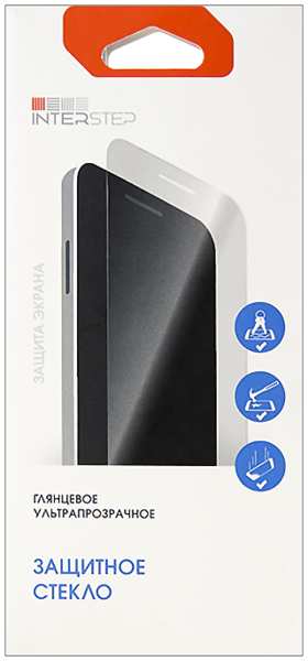 Защитное стекло InterStep для Apple iPhone 7/8 3D (черное) 92848356