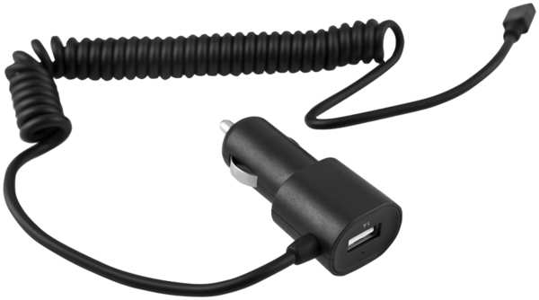 Зарядное устройство автомобильное Bron micro 1.8м 2.4A (USB + кабель microUSB) 92848754
