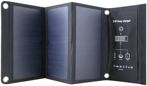 Зарядное устройство на солнечных батареях Bron Solar 4.2А BRN-SP-021 черное 92849923