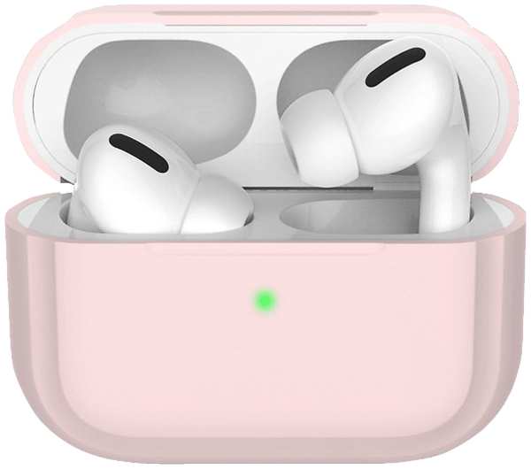 Чехол Deppa для футляра наушников Apple AirPods Pro, силикон, розовый 92860548