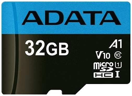 Карта памяти ADATA Micro Secure Digital 32 ГБ class 10 (с адаптером) 92863260