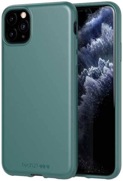 Чехол-крышка Tech21 Studio Colour для iPhone 11 Pro Max, полиуретан, зеленый 92866222