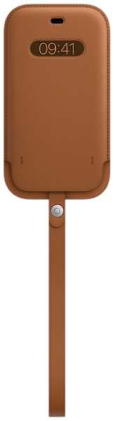 Чехол-конверт Apple MagSafe для iPhone 12/12 Pro, кожа, коричневый (MHYC3) 92870919