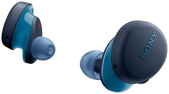 Bluetooth-гарнитура Sony WFXB700, синяя