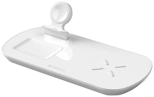 Зарядное устройство беспроводное Deppa 3 в 1: iPhone, Apple Watch, AirPods