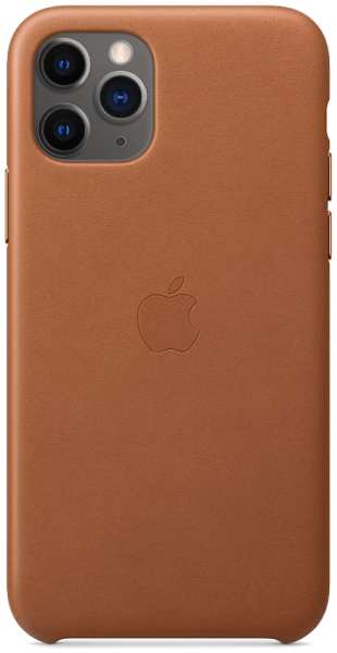Чехол-крышка Apple для iPhone 11 Pro Max, кожа, коричневый (MX0D2) 92883621