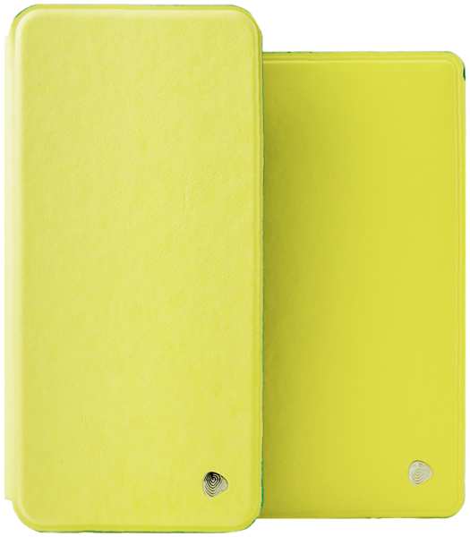 Чехол-книжка + обложка на паспорт FashionTouch для Honor 7A, полиуретан, жёлтый 92888390
