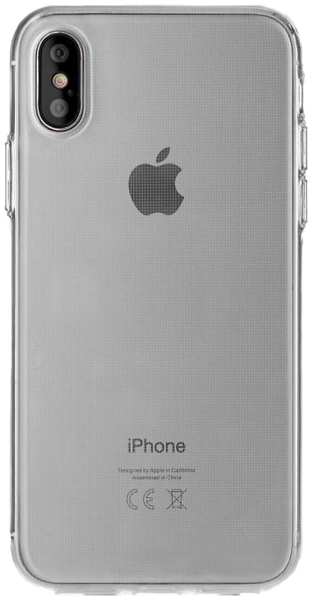 Чехол-крышка Deppa для Apple iPhone X, силикон, прозрачный 92889608
