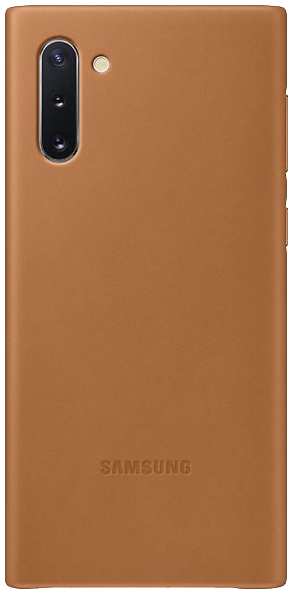 Чехол-крышка Samsung VN970LAEGRU Leather Cover для Galaxy Note10, кожа, бежевый 92889692