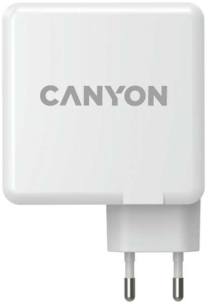 Зарядное устройство сетевое Canyon H-100 2USB-C/A 100W, белый (GaN) 92891426