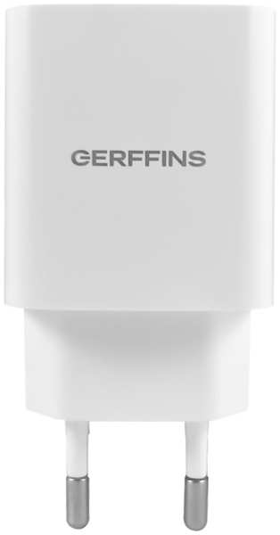 Зарядное устройство сетевое Gerffins USB-A 2,4A, белое