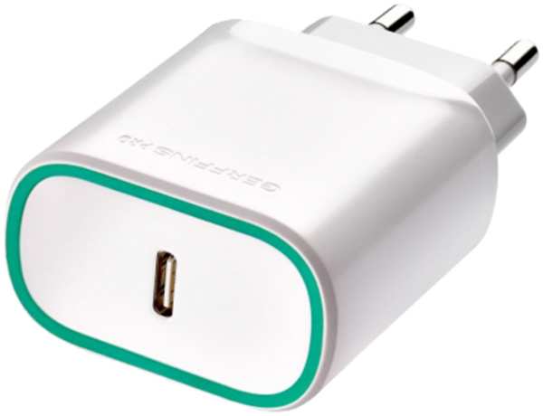 Зарядное устройство сетевое Gerffins Pro USB Type-C, PD 20W, белое 92892090