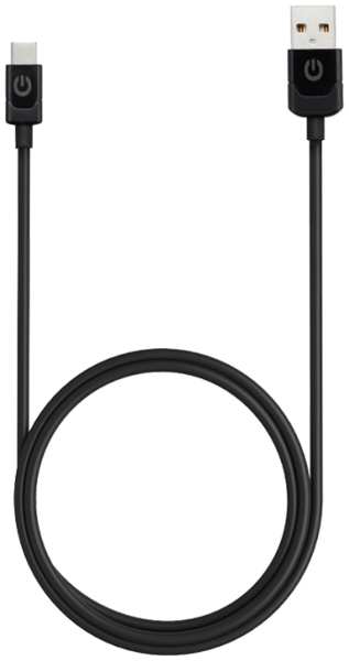 Кабель Gerffins USB-A - Type-C, 1м., магнитный, черный