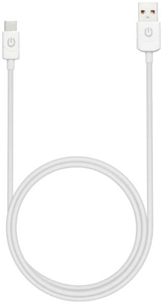 Кабель Gerffins USB-A - Type-C, 3,1A, 1м., белый 92892917