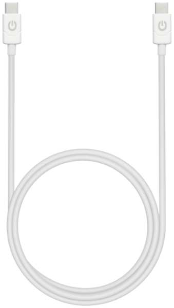 Кабель Gerffins USB-C - Type-C, 1м., белый 92892927