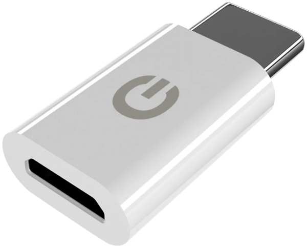Адаптер Gerffins Micro USB/Type-C (белый) 92892938