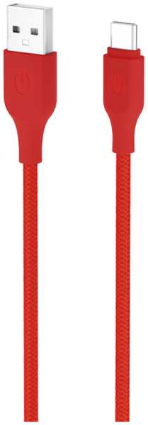 Кабель Gerffins USB-A - Type-C, 1м., красный 92892977