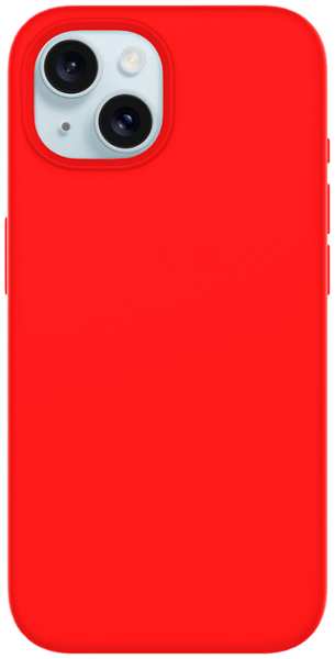 Чехол-крышка Stellarway Case with MagSafe для Apple iPhone 15, силикон, красный 92893177