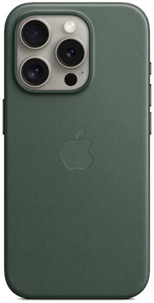 Чехол-крышка Apple FineWoven Case with MagSafe для Apple iPhone 15 Pro Max, зеленый 92893504