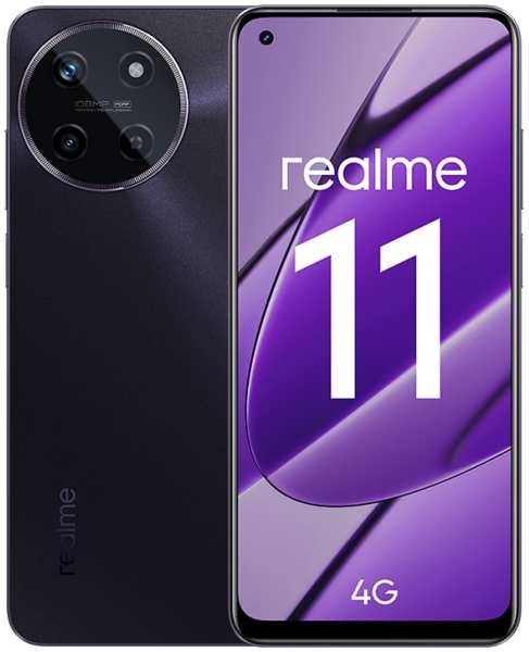 Смартфон realme 11 8/128GB Черный RU 92893529